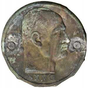 Fascist medals - MEDAGLIE FASCISTE Lamina a sbalzo in rame arg...