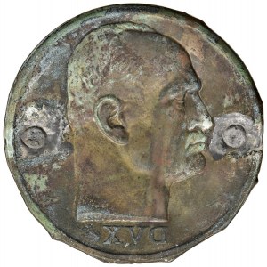 Fascist medals - FASCIST MEDALS Embossed copper silver foil...