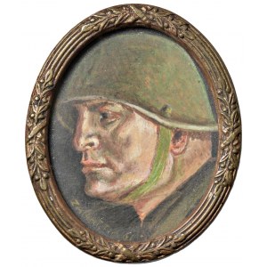 Fascist medals - MEDAGLIE FASCISTE Ovale in rame lavorato al c...