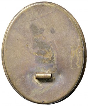 Fascist medals - FASCIST MEDALS Oval copper worked c...