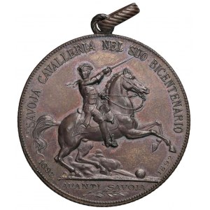 Savoy medals - Savoia Medaglia 1892 Bicentenario della Caval...