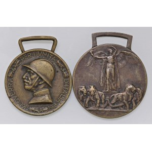 Savoy medals - Savoia. Coppia di medaglie per la Grande Guer...