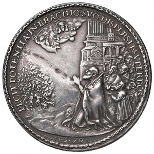 Papal medals - Pio V (1566-1572) Medaglia 1570 A. V per rico...