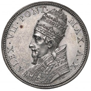 Papal medals - Alessandro VII (1655-1667) Medaglia A. X Proc...