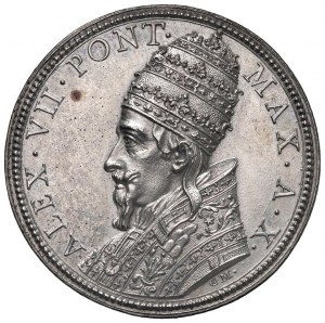 Papal medals - Alexander VII (1655-1667) Medal A. X Proc...