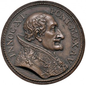 Papal medals - Innocenzo XI (1676-1689) Medaglia A. V 1681 g...