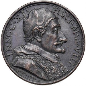 Papal medals - Innocent XI (1676-1689) Medal A. VIII 168...