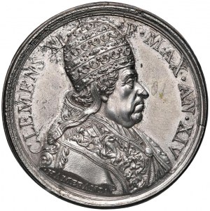 Papal medals - Clement XI (1700-1721) Medal 1714 A. XIV ...