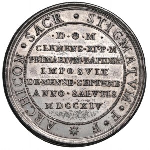 Papal medals - Clemente XI (1700-1721) Medaglia 1714 A. XIV ...