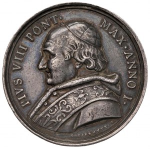 Papal medals - Pius VIII (1829-1830) Medal 1829 A. I for c...