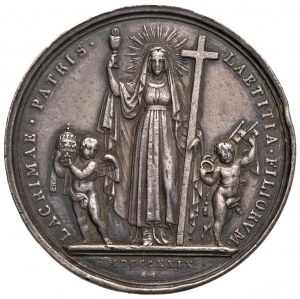 Papal medals - Pius VIII (1829-1830) Medal 1829 A. I for c...