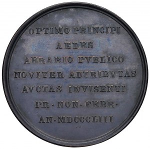 Papal medals - Pius IX (1846-1878) Medal 1853 A. VII Visit...