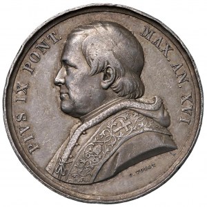 Papal medals - Pius IX (1846-1878) - Medal 1861 A. XVI - l...