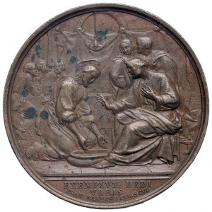 Papal medals - Pius IX (1846-1878). Lavender medal 18...
