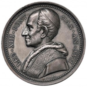 Papal medals - Leo XIII (1878-1903) Medal 1894 A. XVII ...