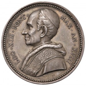 Papal medals - Leo XIII (1878-1903) Medal 1895 A. XVIII...