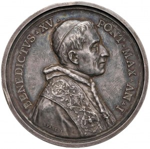 Papal medals - Benedict XV (1914-1922) Medal 1914 A. I p...