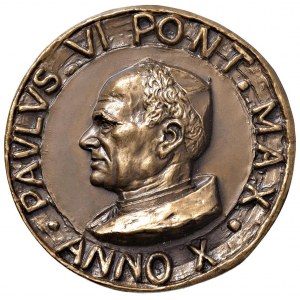 Papal medals - Paolo VI (1963-1978) Medaglia annuale A. X (1...
