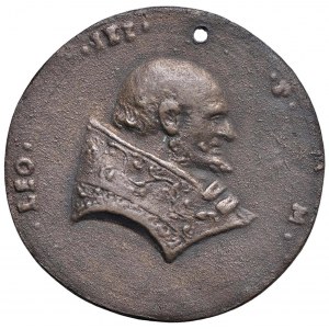 Papal medals - Leone III (795-816) Medaglia uniface di resti...