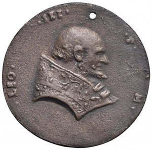Papal medals - Leo III (795-816) Uniform medal of remains...