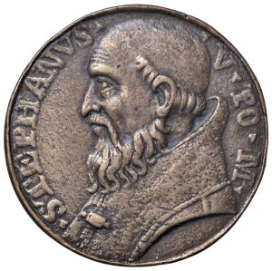 Papal medals - Stephen V ( 816-817) Medal of restitution...