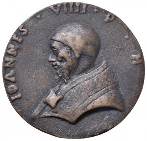 Papal medals - John IX (898-900) Uniform medal of res...