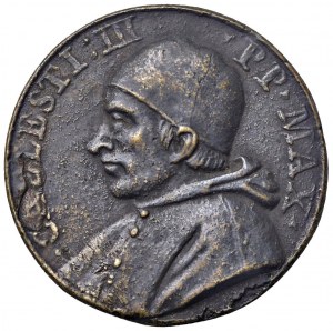 Papal medals - Celestine III (1191-1198) Medal of restitution...