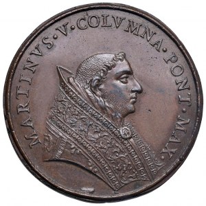 Papal medals - Martin V (1417-1431) Medal of Restitution...