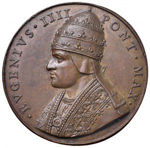Papal medals - Eugenius IV (1431-1447) Medal of restitution...