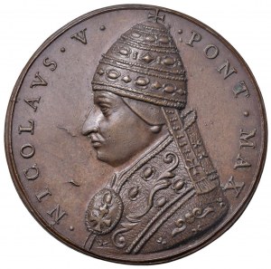 Papal medals - Nicholas V (1447-1455) Medal of restitution...