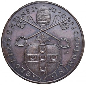 Papal medals - Pio II (1458-1464) Medaglia di restituzione d...