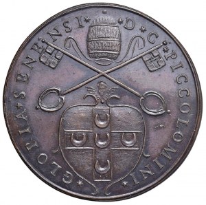 Papal medals - Pius II (1458-1464) Medal of restitution of...