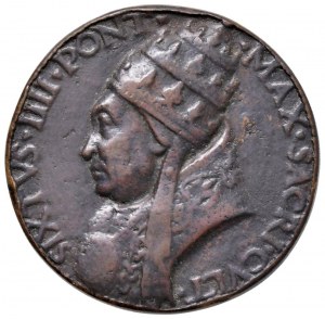 Papal medals - Sixtus IV (1471-1484) Casting medal (147...