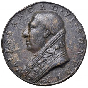 Papal medals - Alessandro VI (1492-1503) Medaglia da fusione...