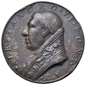 Papal medals - Alexander VI (1492-1503) Cast medal...