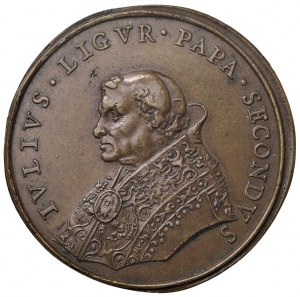 Papal medals - Julius II (1503-1513) 1664 medal of restit...