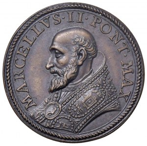 Papal medals - Marcellus II (1555) Commemorative medal sen...