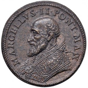Papal medals - Marcellus II (1555) Commemorative medal sen...