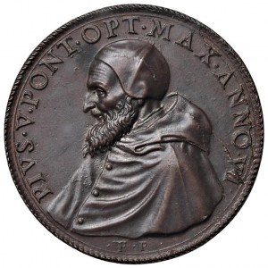 Papal medals - Pius V (1566-1572) Medal A. VI For the Jubilee...
