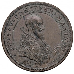 Papal medals - Pio V (1566-1572) Medaglia A. V (1570) Per la...