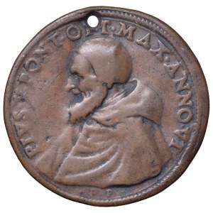Papal medals - Pio V (1566-1572) Medaglia A. VI (1571) Batta...