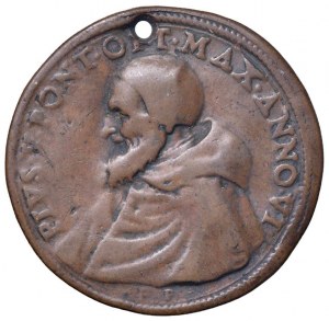 Papal medals - Pius V (1566-1572) Medal A. VI (1571) Batta...