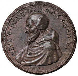 Papal medals - Pius V (1566-1572) Medal A. VI Dedication ...