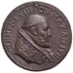 Papal medals - Clemente VIII (1592-1605) Medaglia Anno Giubi...