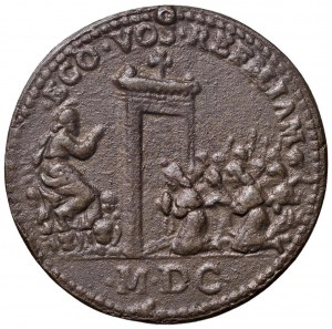 Papal medals - Clement VIII (1592-1605) Medal Anno Giubi...