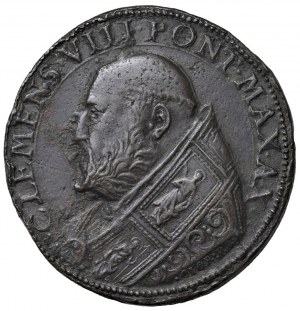 Papal medals - Clement VIII (1592-1605) Medal A.X (1602)...