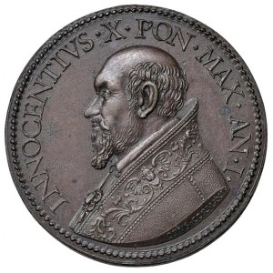Papal medals - Innocenzo X (1644-1655) Medaglia A. I Due Ang...