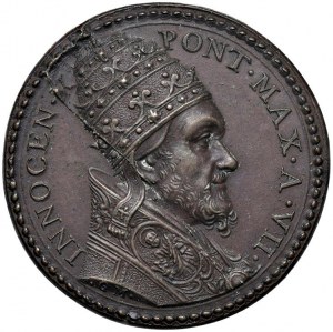 Papal medals - Innocent X (1644-1655) Medal A. VII The Pa...