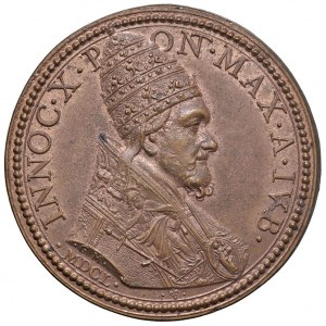 Papal medals - Innocent X (1644-1655) Medal Anno Giubila...