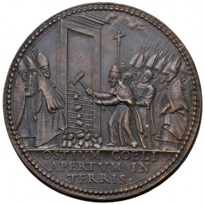 Papal medals - Innocent X (1644-1655) Medal Anno Giubila...
